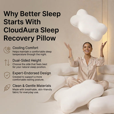 CloudAura Sleep Recovery Pillow