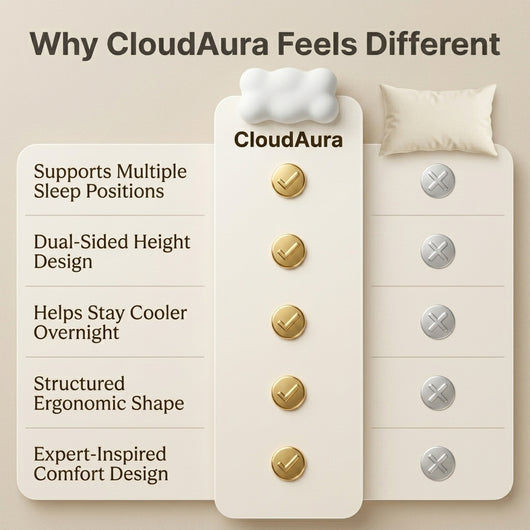 CloudAura Sleep Recovery Pillow
